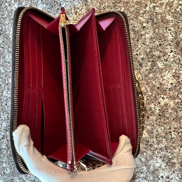 Louis Vuitton Portefeuille Zippy Wallet Brown burgundy pink - Picture 8 of 17